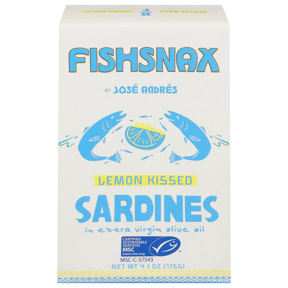 Fishsnax by José Andrés Lemon Kissed Sardines in EVOO