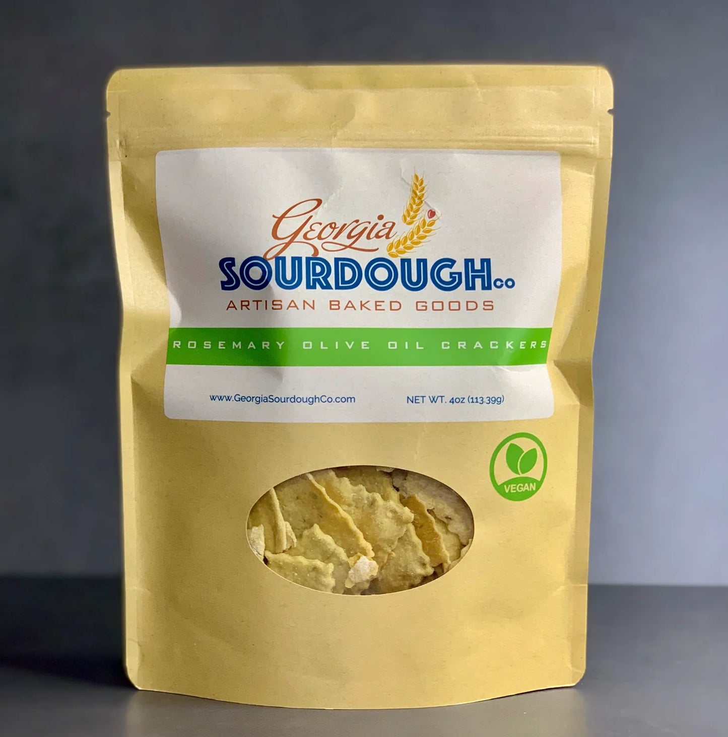 Georgia Sourdough Rosemary Olive Oil Crackers - 4 oz