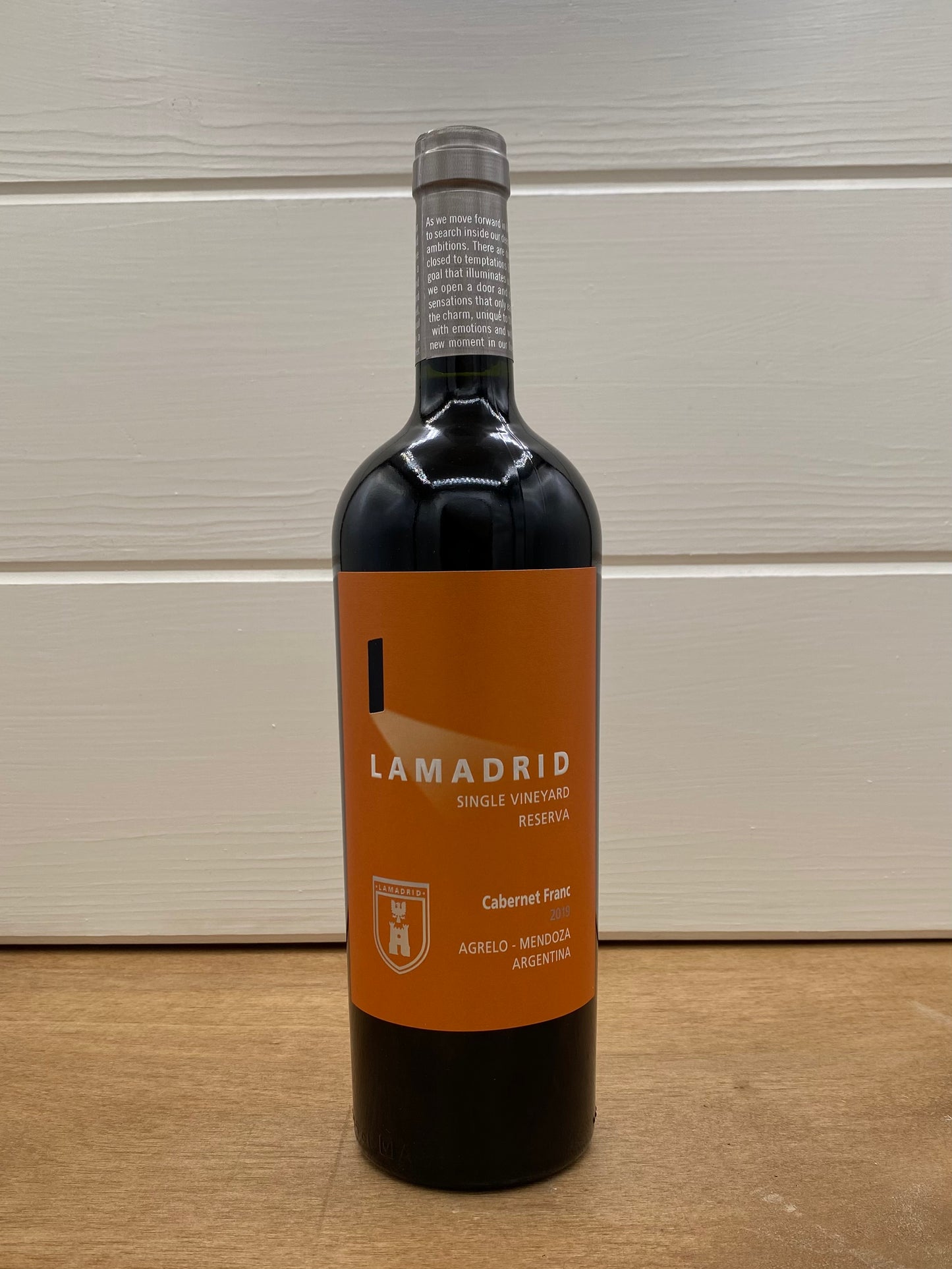 Lamadrid Single Vineyard Reserva Cabernet Franc 2022
