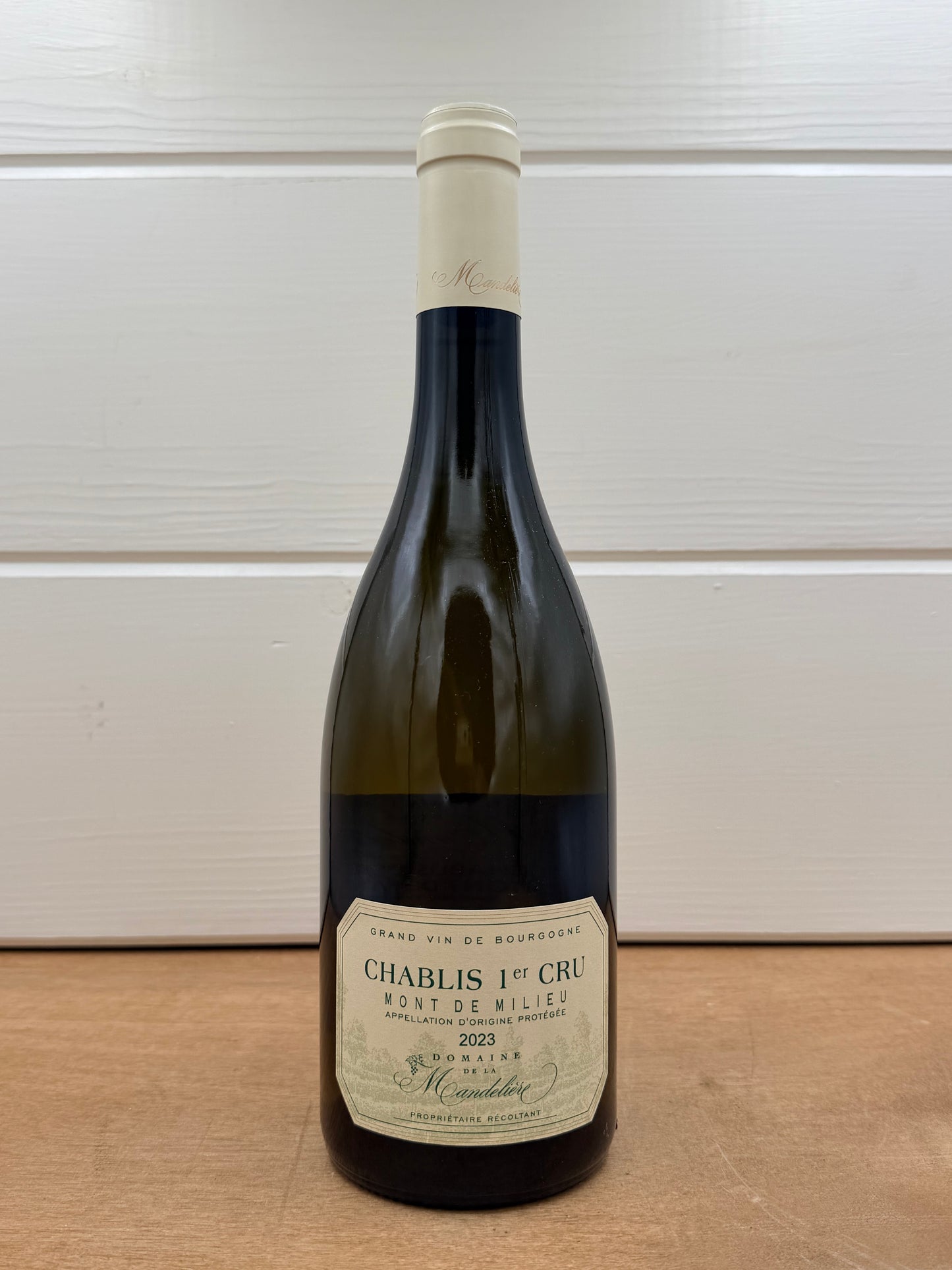 Domaine de la Mandeliere Chablis 1er Cru Mont de Milieu 2023