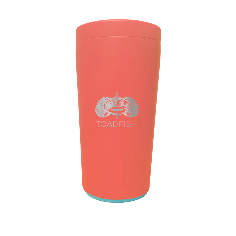 Toadfish Non-Tipping Can Cooler - Coral