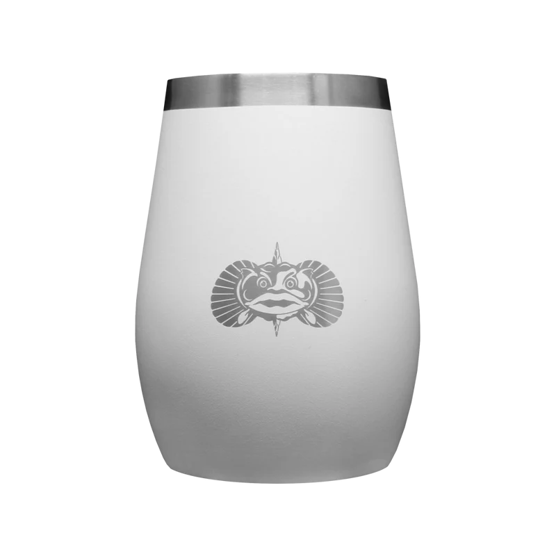 Toadfish Non-Tipping Wine Tumbler - White