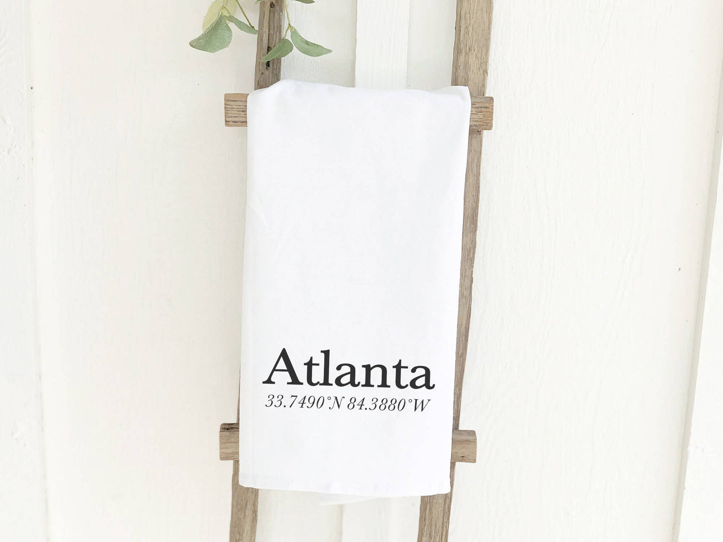 City and Coordinate - Custom Cotton Tea Towel