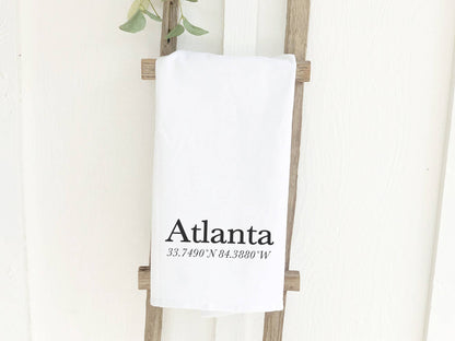 City and Coordinate - Custom Cotton Tea Towel