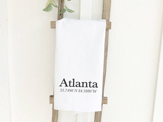 City and Coordinate - Custom Cotton Tea Towel