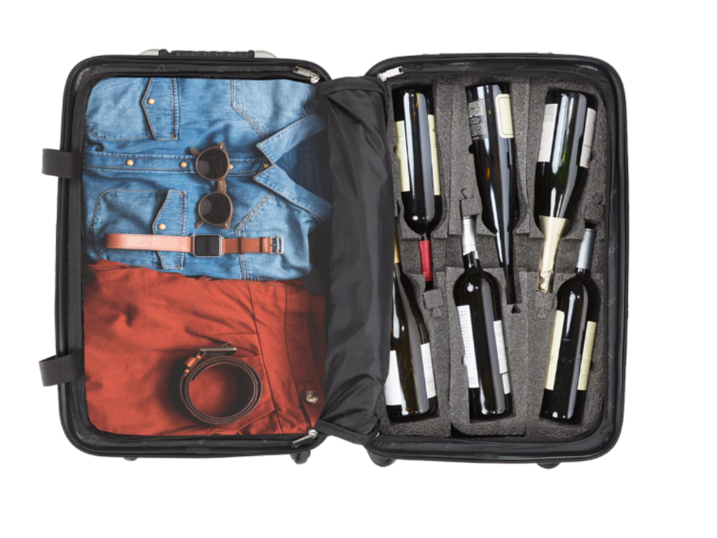 VinGardeValise® Grande 12 Bottle Wine Suitcase