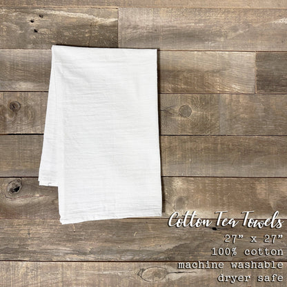 City and Coordinate - Custom Cotton Tea Towel