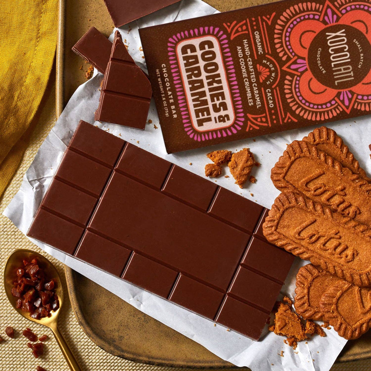 Cookies & Caramel Biscoff Chocolate Bar