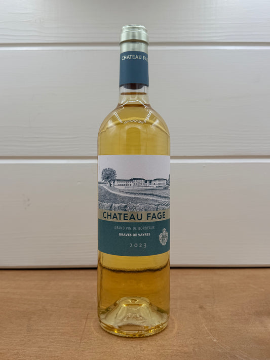 Chateau Fage Graves de Vayres Blanc 2023