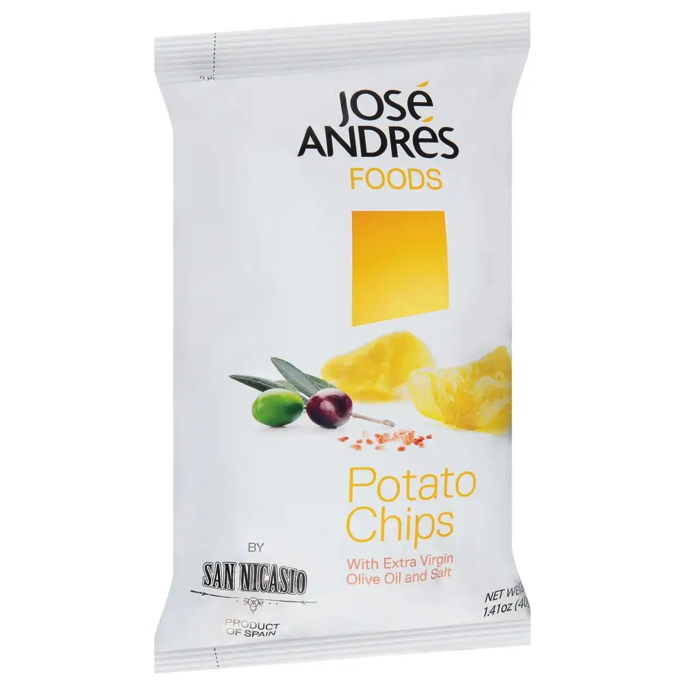 José Andres Potato Chips with Extra Virgin Olive Oil + Salt 1.41 oz