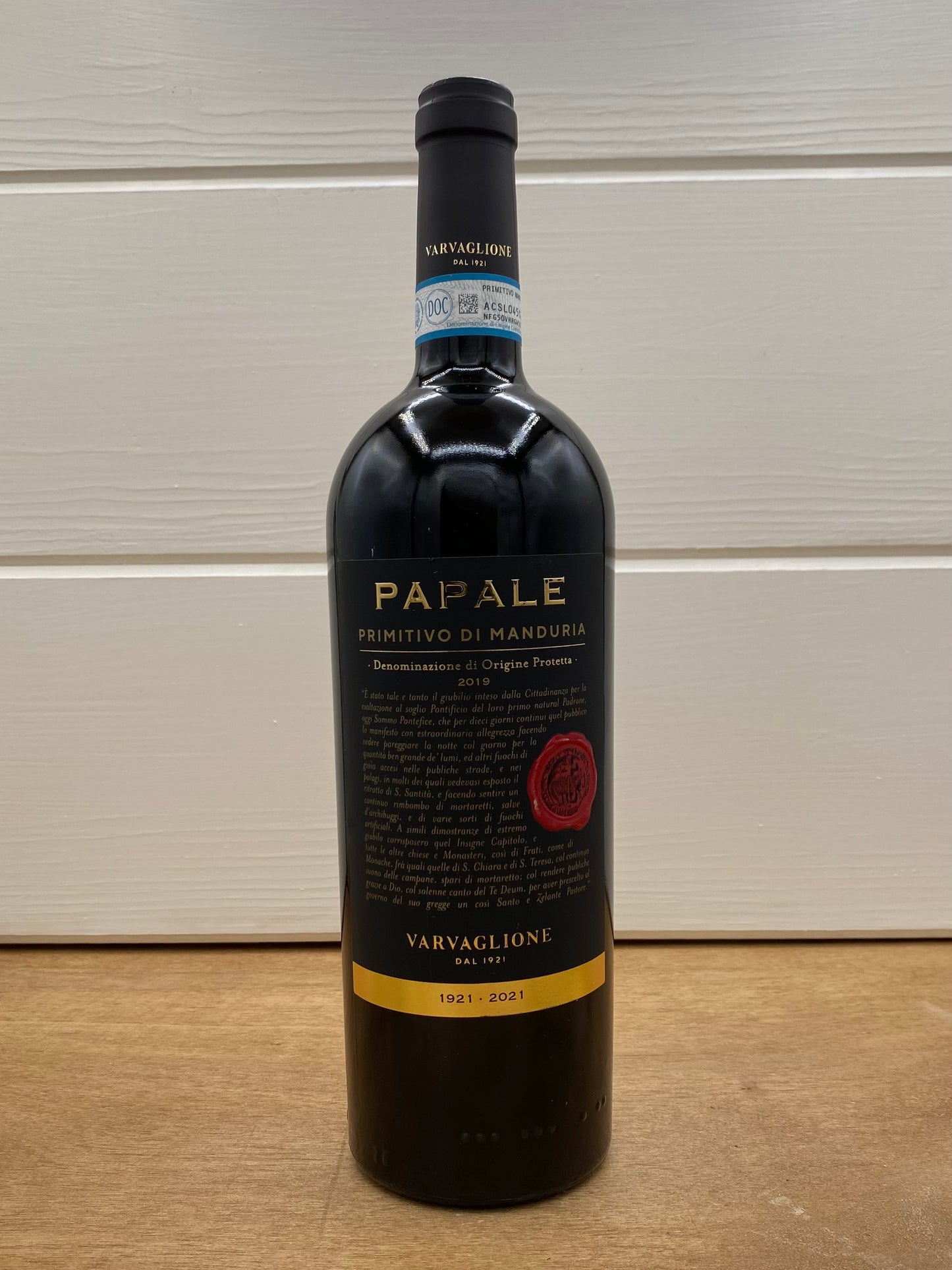 Papale Primitivo di Manduria 2019