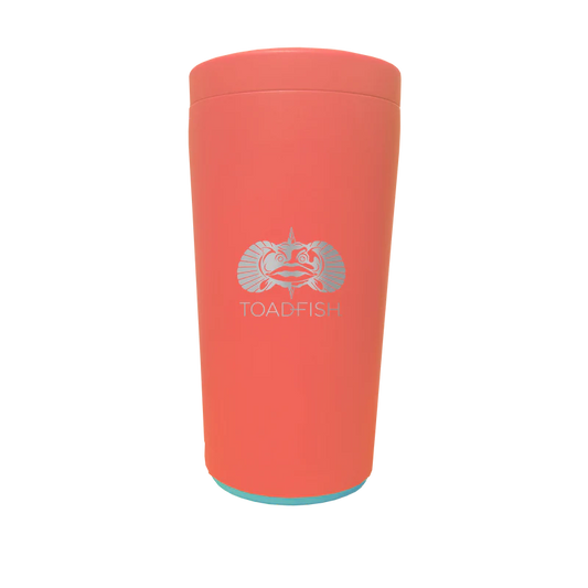 Toadfish Non-Tipping Can Cooler - Coral