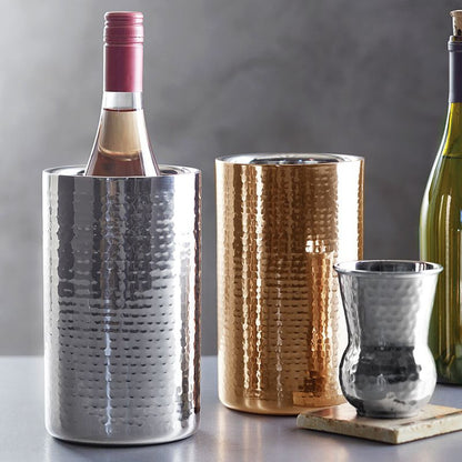 Hammered Wine Chiller Stainless Steel